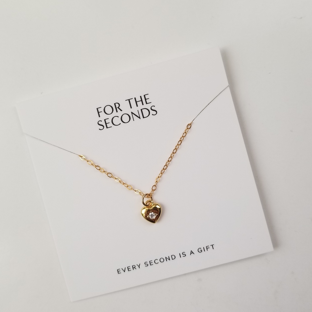 Janelle Petite Heart Necklace